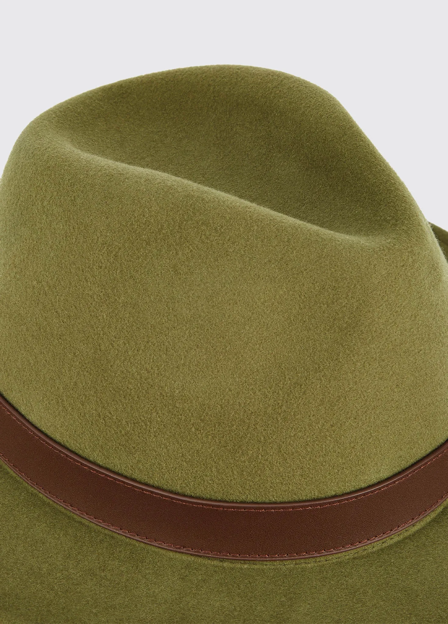 Gallagher Ladies Felt Hat - Olive sold by Dubarry of Ireland product image thumbnail 3
