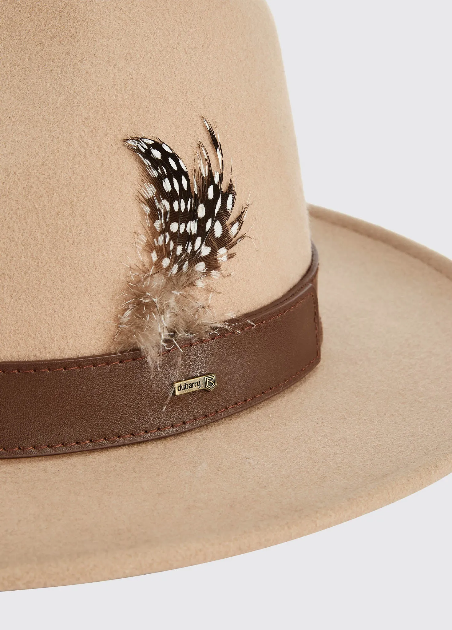 Gallagher Ladies Felt Hat - Sand sold by Dubarry of Ireland product image thumbnail 3