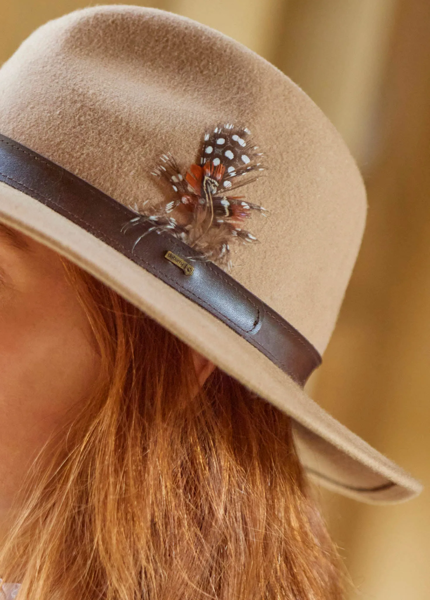 Gallagher Ladies Felt Hat - Sand sold by Dubarry of Ireland product image thumbnail 2