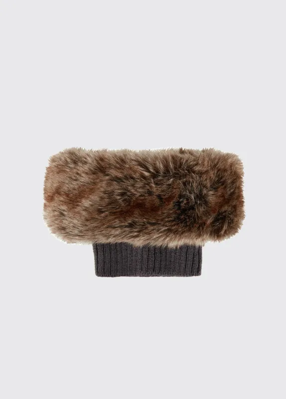 Glenfort Ladies Faux Fur Boot Cuff - Elk made by Current