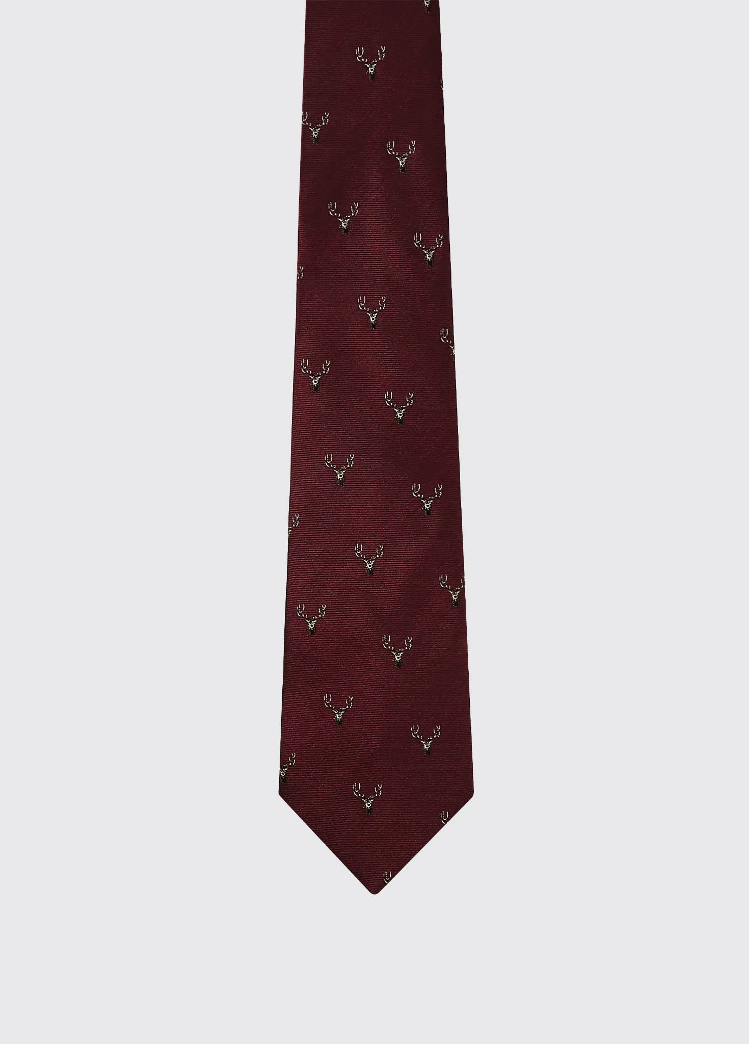 Avalon Mens Silk Wove Tie - Merlot sold by Dubarry of Ireland