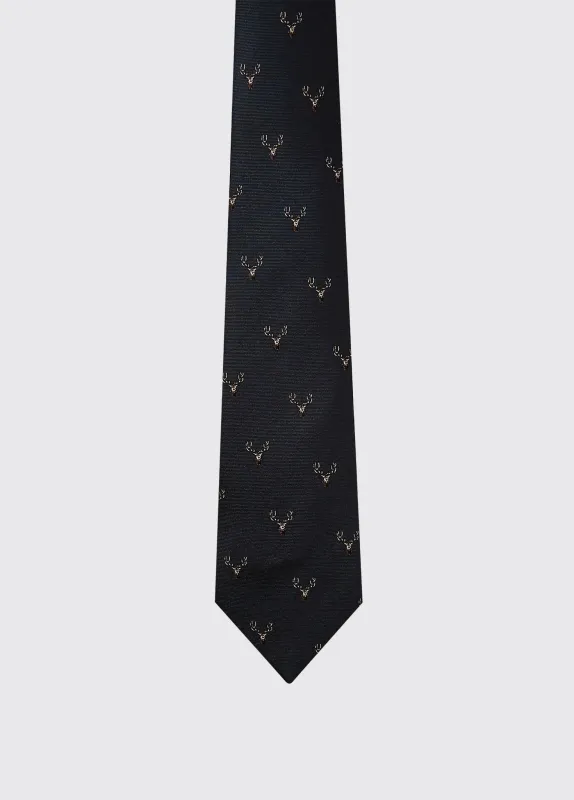 Avalon Mens Silk Wove Tie - Navy made by Current