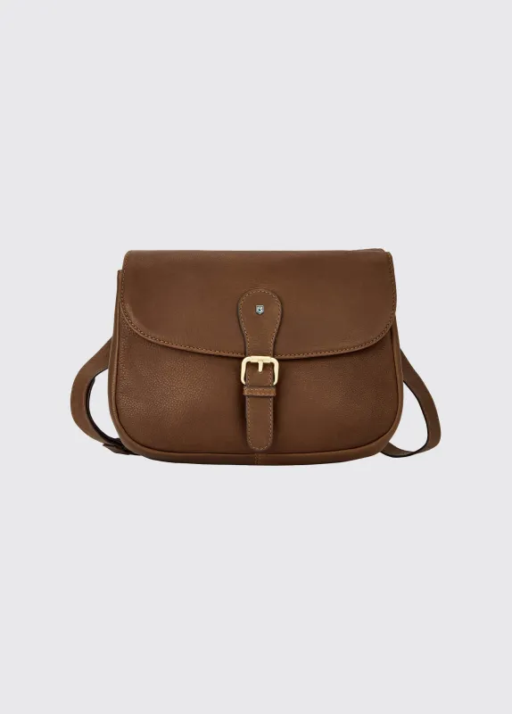 Balrickard Ladies Saddle Bag - Walnut sold by Dubarry of Ireland