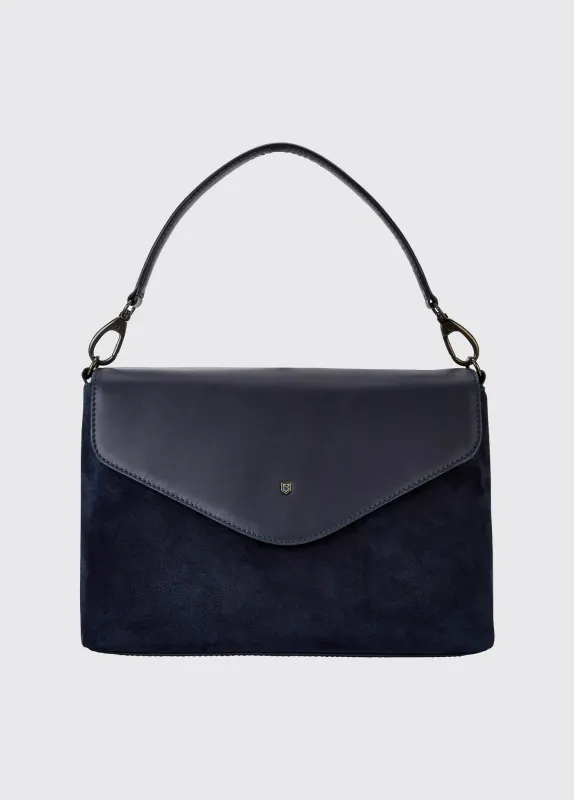 Christchurch Ladies Double Strap Bag - French Navy sold by Dubarry of Ireland