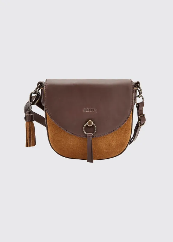 Crossgar Ladies Saddle Bag - Camel sold by Dubarry of Ireland