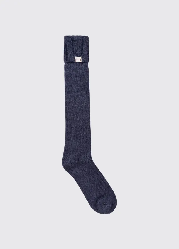 Alpaca Socks - Navy sold by Dubarry of Ireland