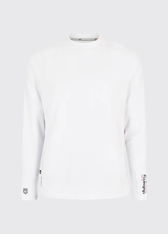 Ancona Mens Long-Sleeved T-Shirt - White sold by Dubarry of Ireland