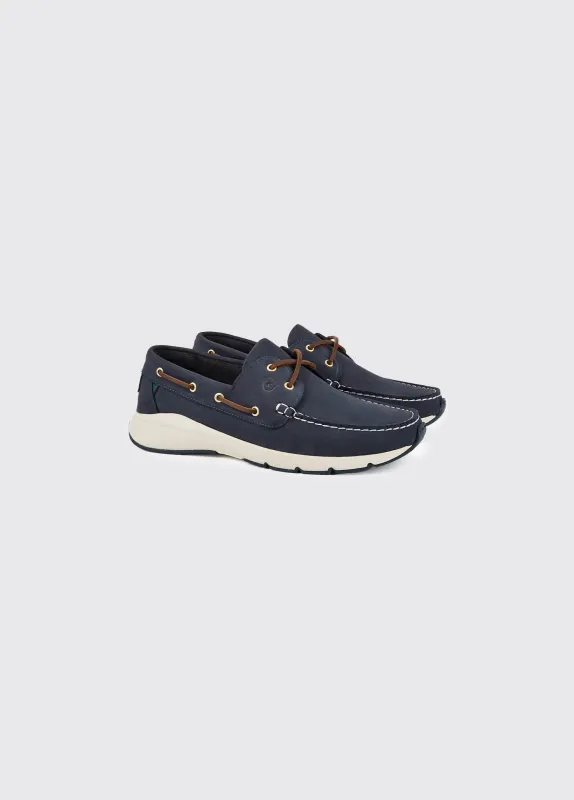 Dungarvan Mens Lightweight Deck Shoe - Denim sold by Dubarry of Ireland