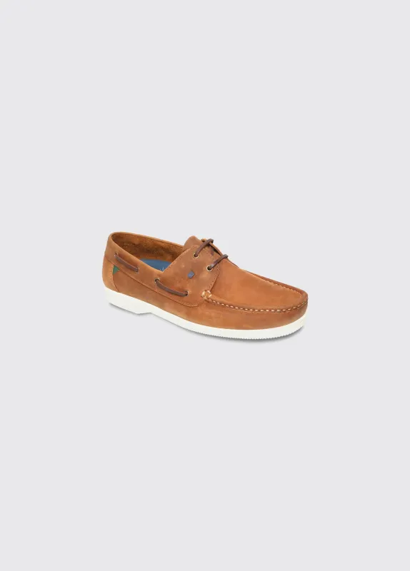 Admirals Men's Deck Shoe - Whiskey sold by Dubarry of Ireland