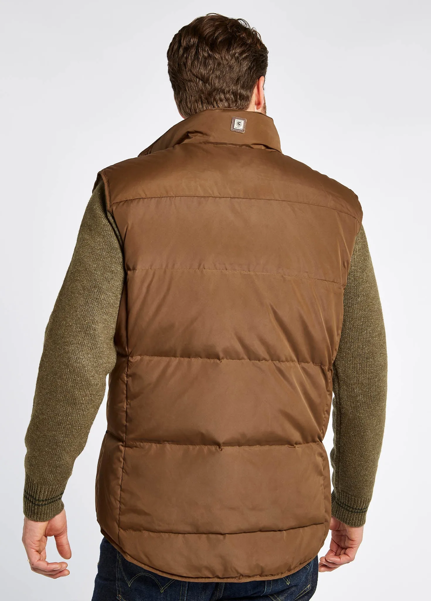 Graystown Mens Down-filled Gilet - Walnut sold by Dubarry of Ireland product image thumbnail 5