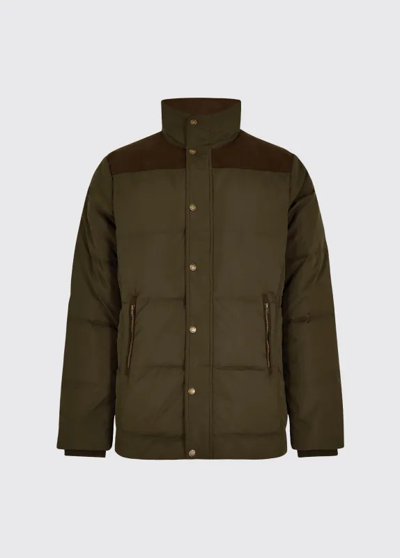 Talbot Down Filled Jacket - Olive made by Dubarry of Ireland