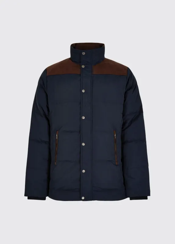 Talbot Down Filled Jacket - Navy made by Dubarry of Ireland