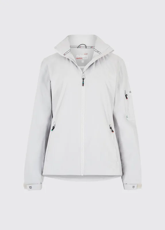 Corfu Women's Crew Jacket - Platinum sold by Dubarry of Ireland