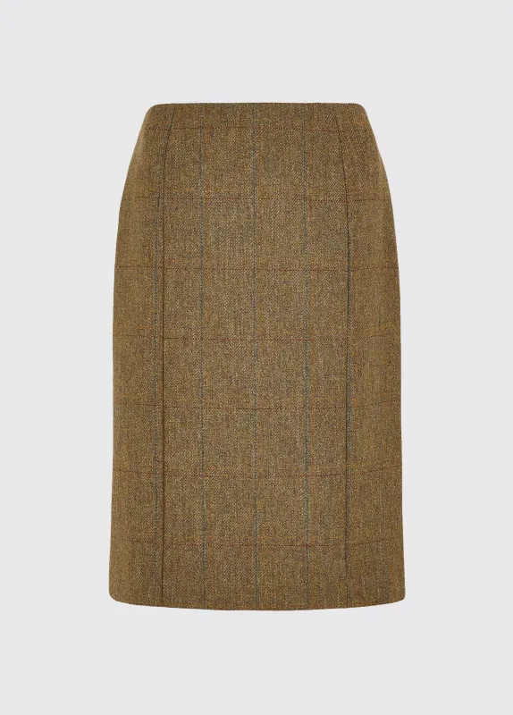 Wisteria Tweed Pencil Skirt - Burren sold by Dubarry of Ireland
