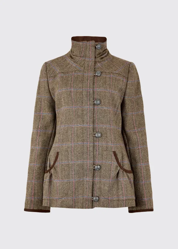 Bracken Tweed Jacket - Woodrose sold by Dubarry of Ireland
