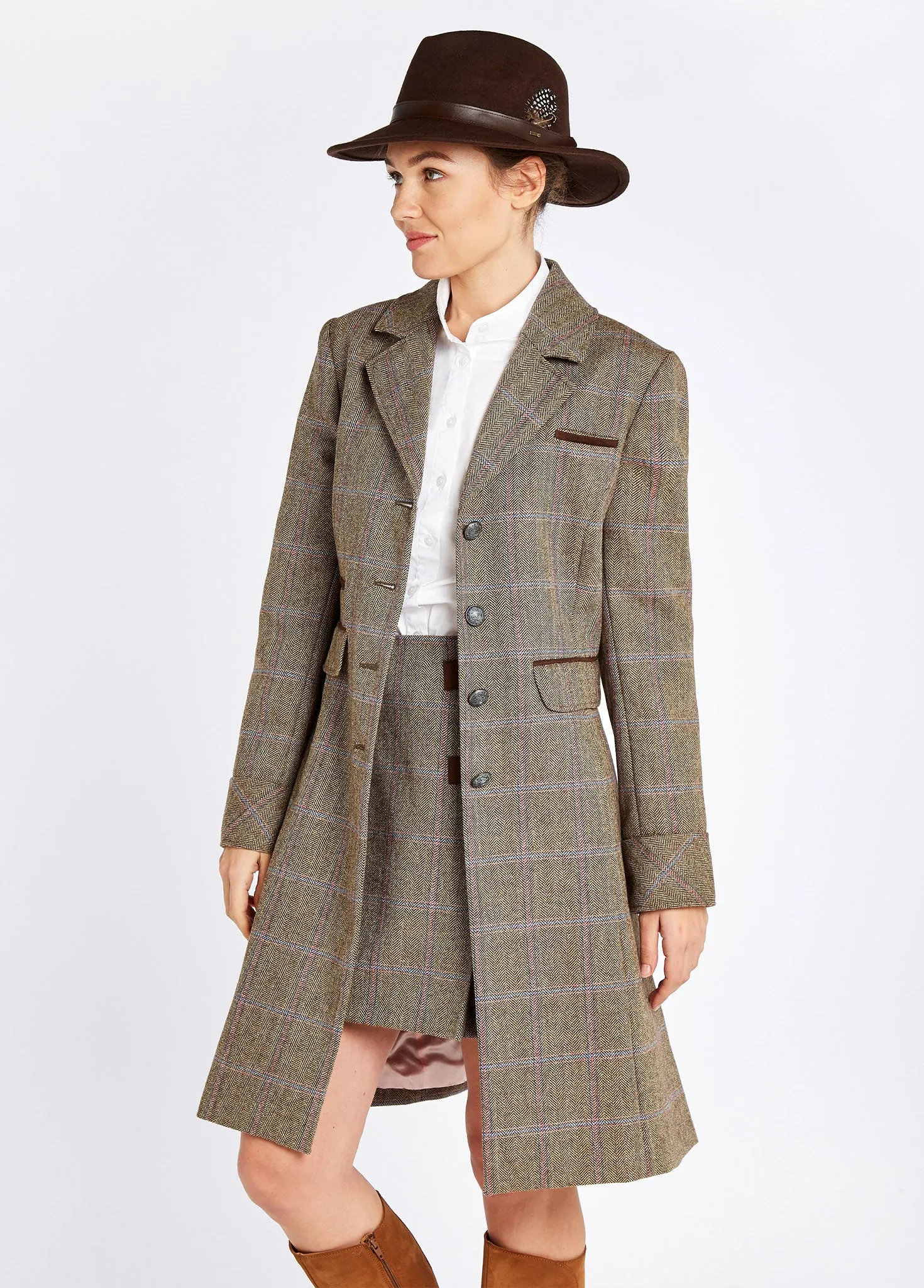 Blackthorn Tweed Jacket - Woodrose sold by Dubarry of Ireland product image thumbnail 4