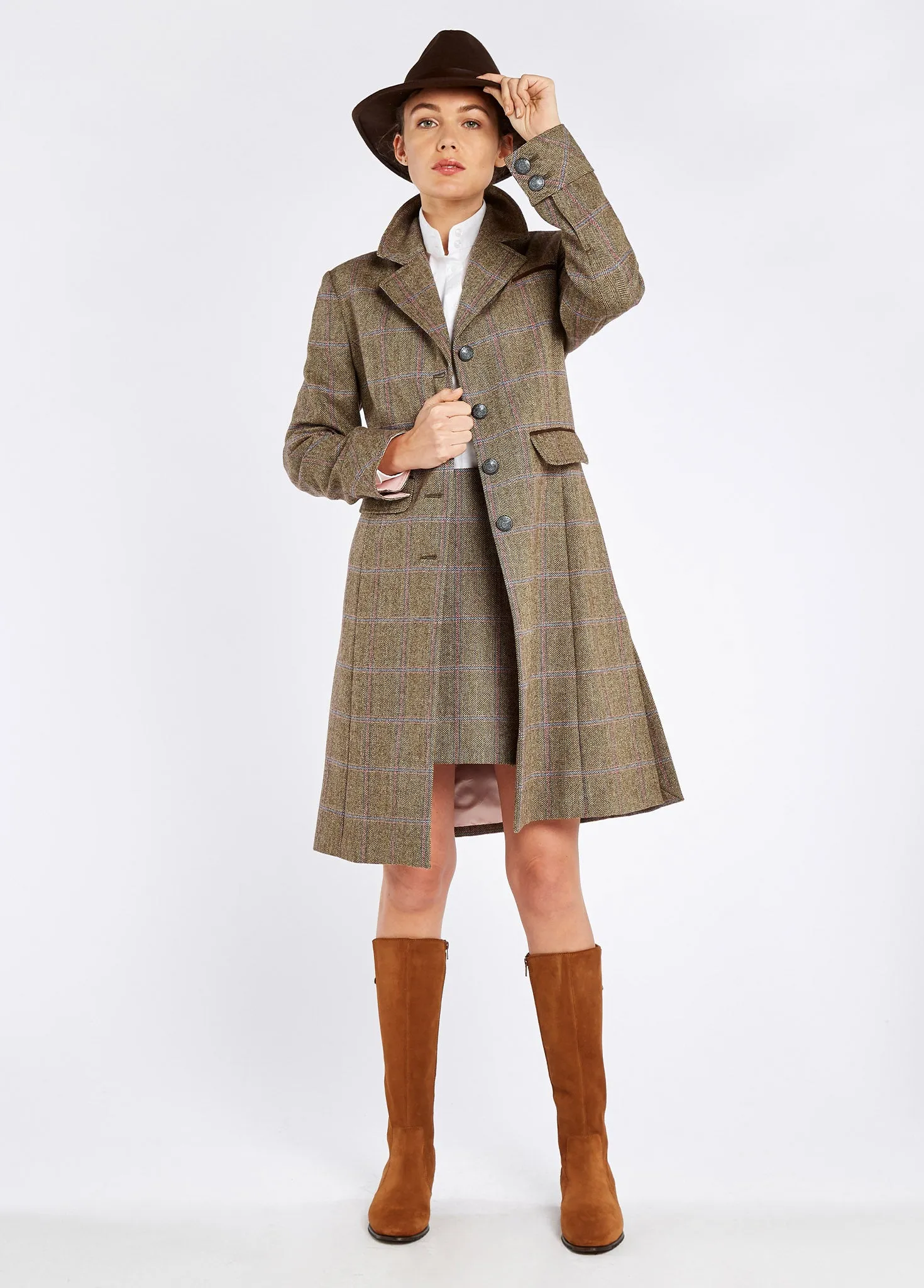 Blackthorn Tweed Jacket - Woodrose sold by Dubarry of Ireland product image thumbnail 3