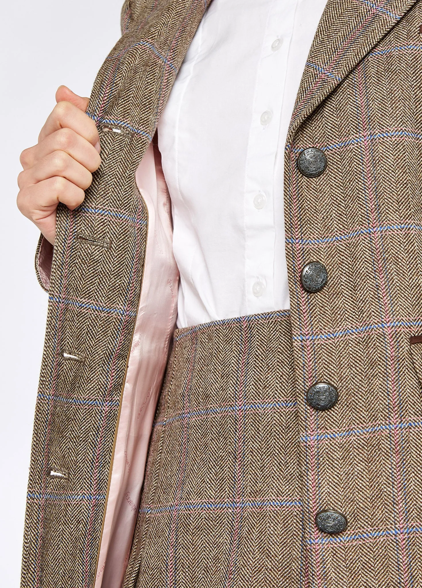 Blackthorn Tweed Jacket - Woodrose sold by Dubarry of Ireland product image thumbnail 5