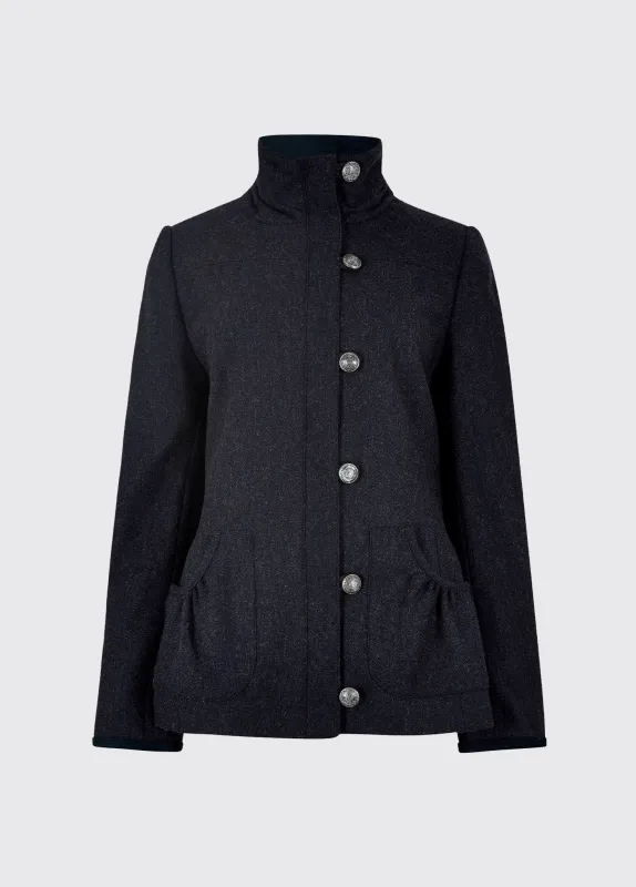 Bracken Tweed Jacket - Navy sold by Dubarry of Ireland