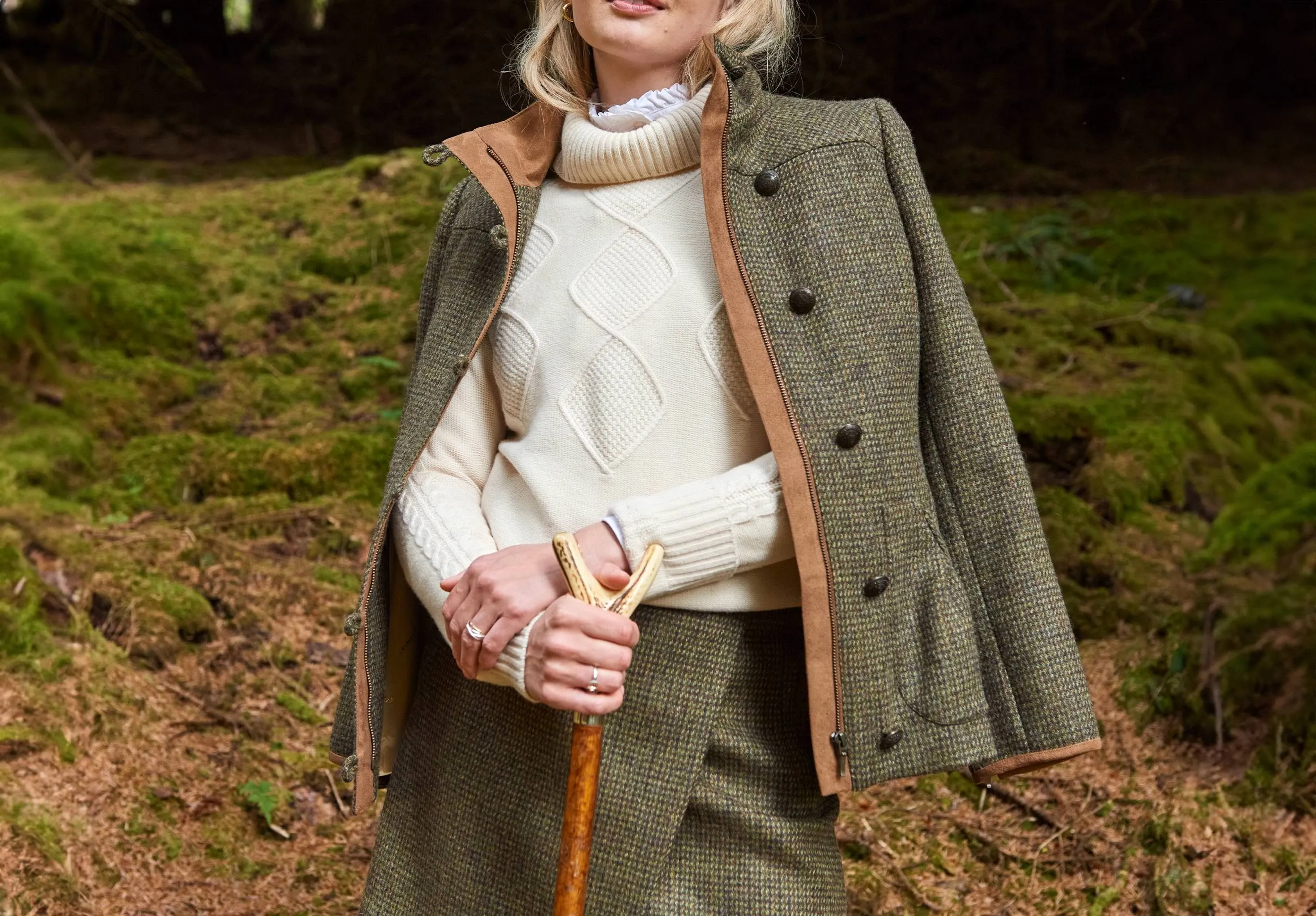 Bracken Tweed Jacket - Heath sold by Dubarry of Ireland product image thumbnail 2