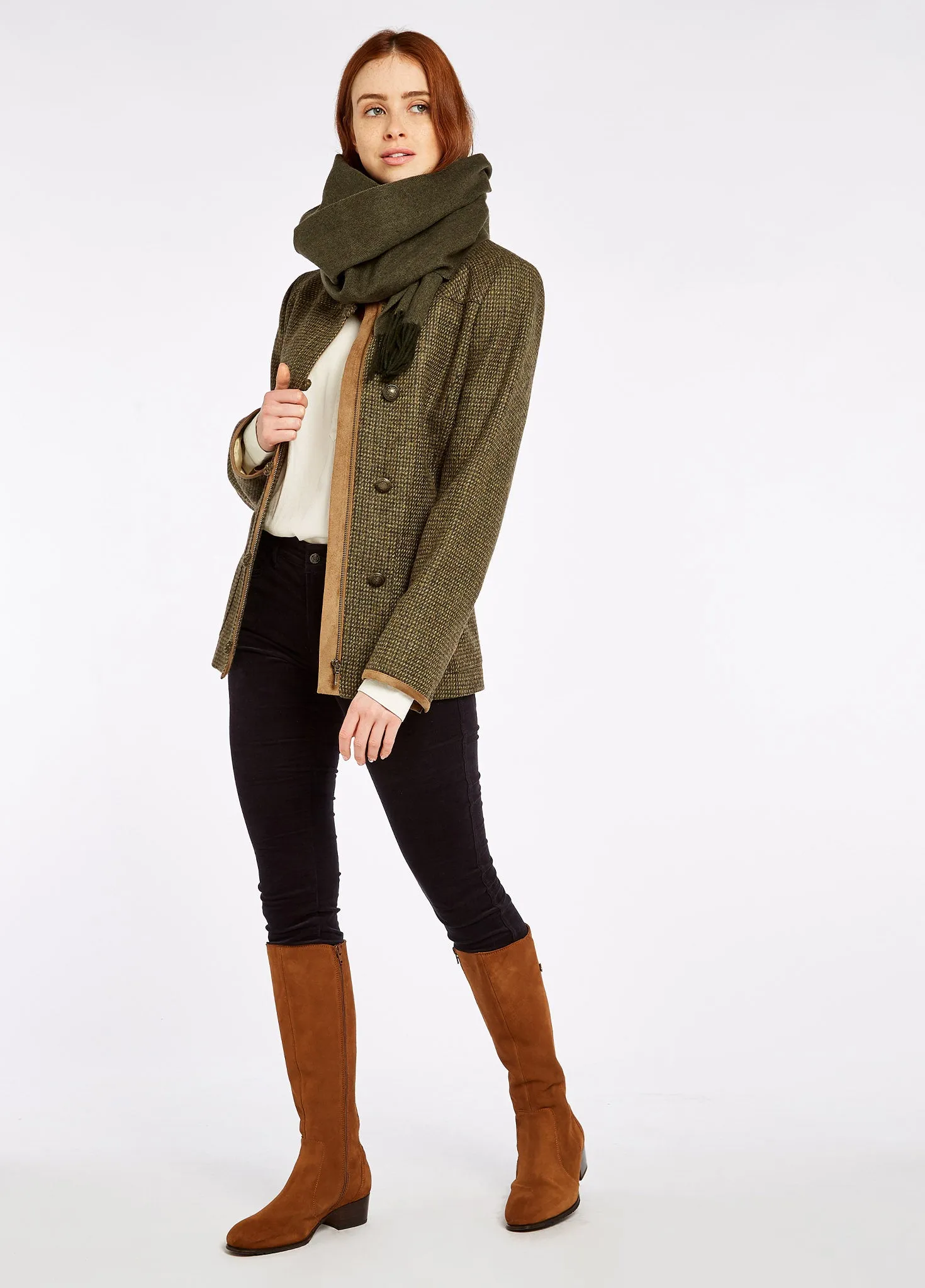 Bracken Tweed Jacket - Heath sold by Dubarry of Ireland product image thumbnail 3