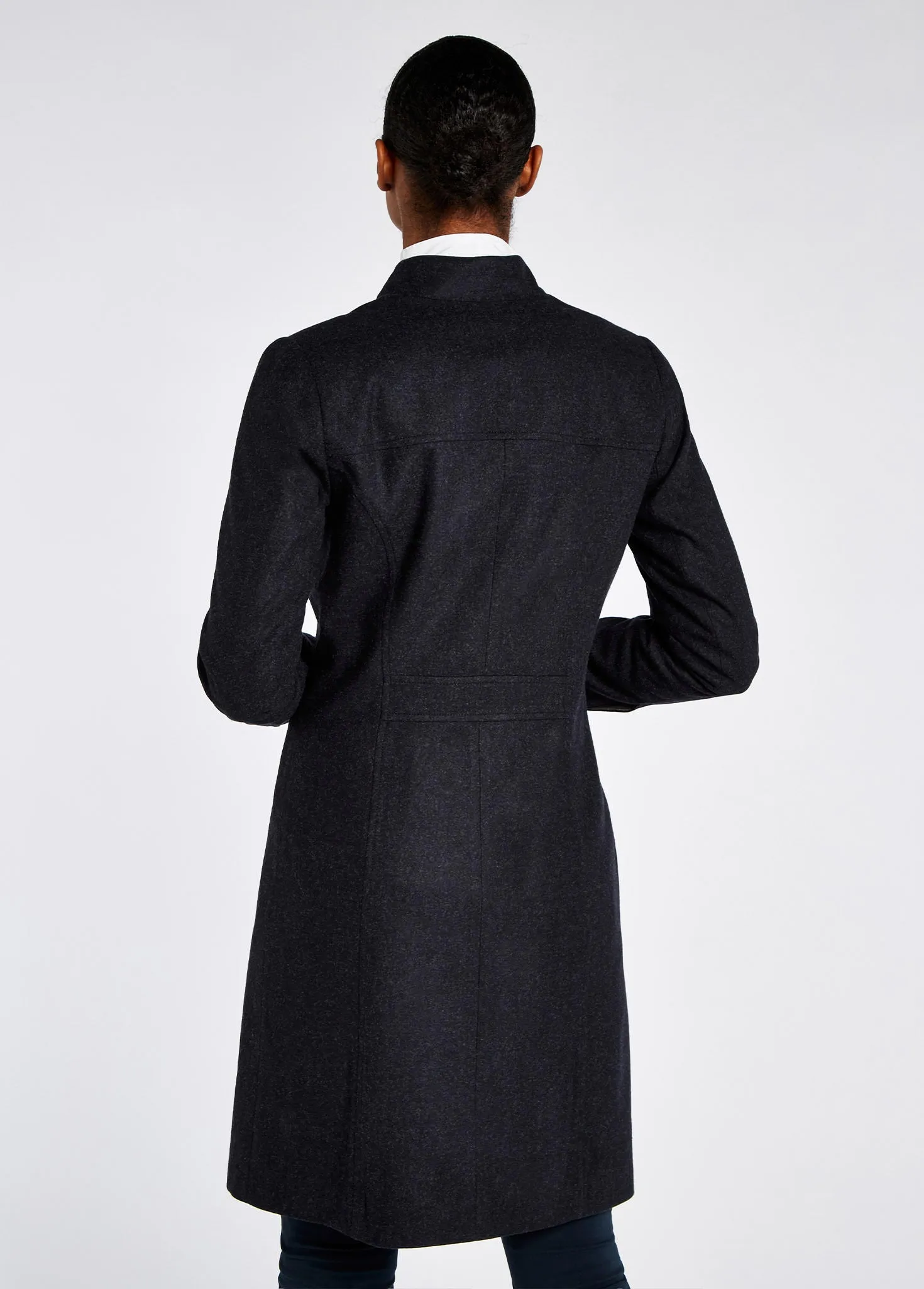 Coolepark Tweed Coat - Navy sold by Dubarry of Ireland product image thumbnail 5