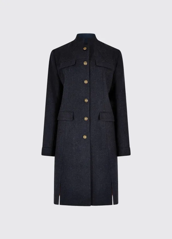 Coolepark Tweed Coat - Navy sold by Dubarry of Ireland