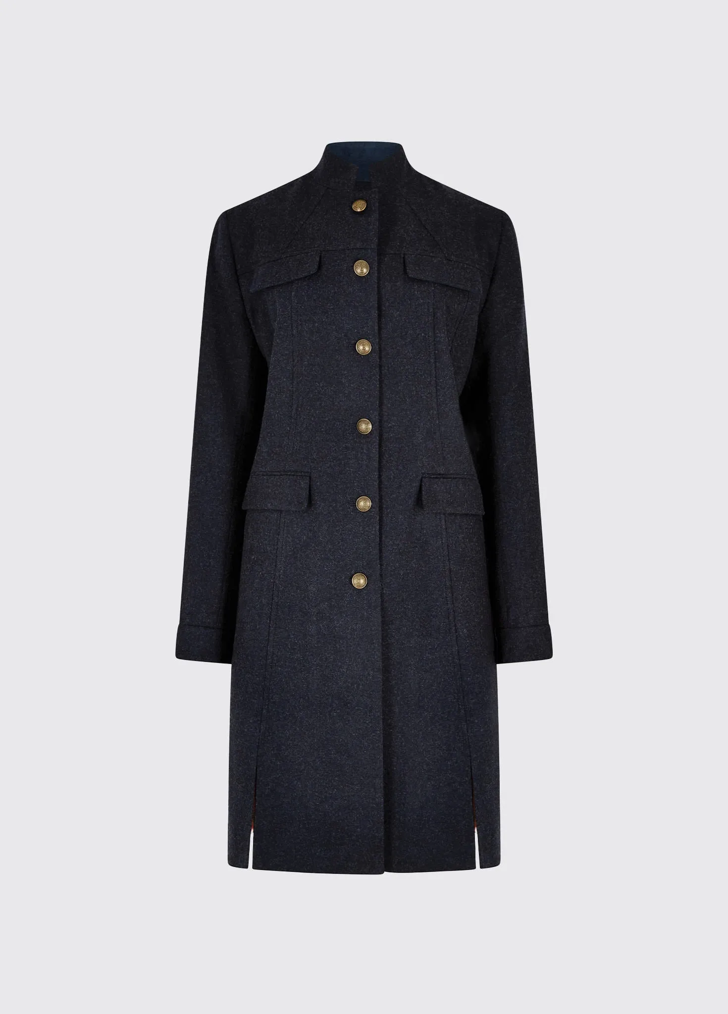 Coolepark Tweed Coat - Navy sold by Dubarry of Ireland