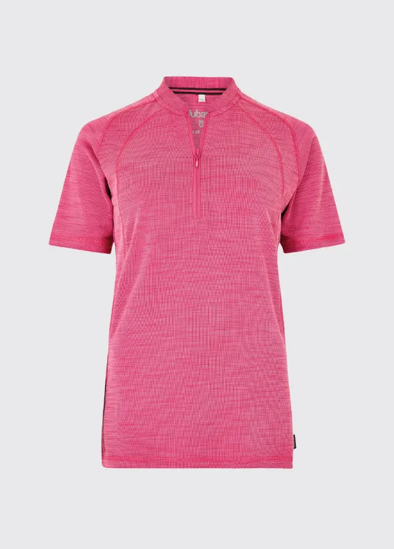 Dollymount Top - Cerise - Size EU36 made by Dubarry of Ireland