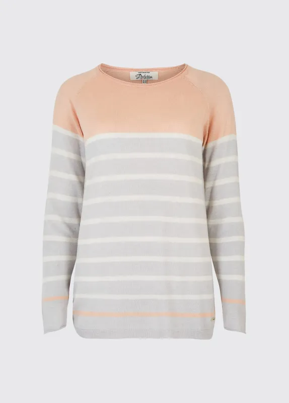 Glenties Sweater - Platinum sold by Dubarry of Ireland