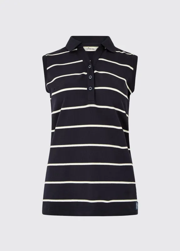Gracehill Striped Polo - Navy sold by Dubarry of Ireland