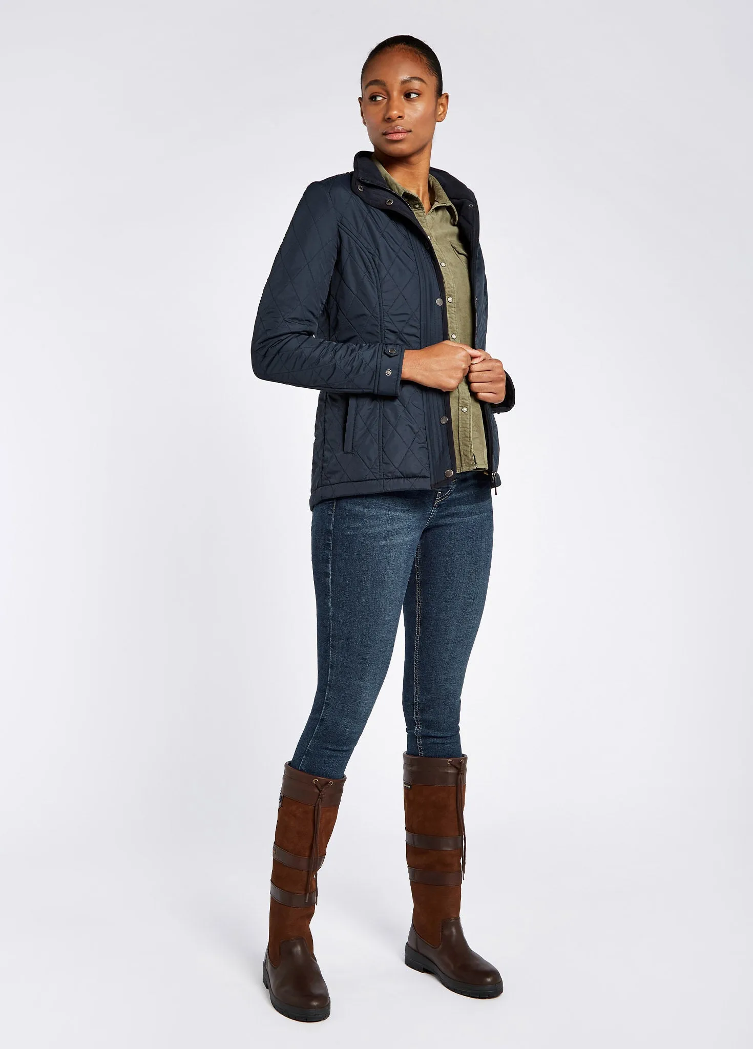 Camlodge Quilted Jacket - Navy sold by Dubarry of Ireland product image thumbnail 2