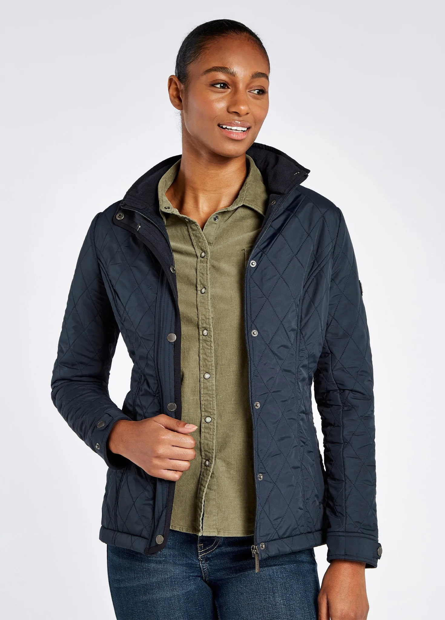 Camlodge Quilted Jacket - Navy sold by Dubarry of Ireland product image thumbnail 3