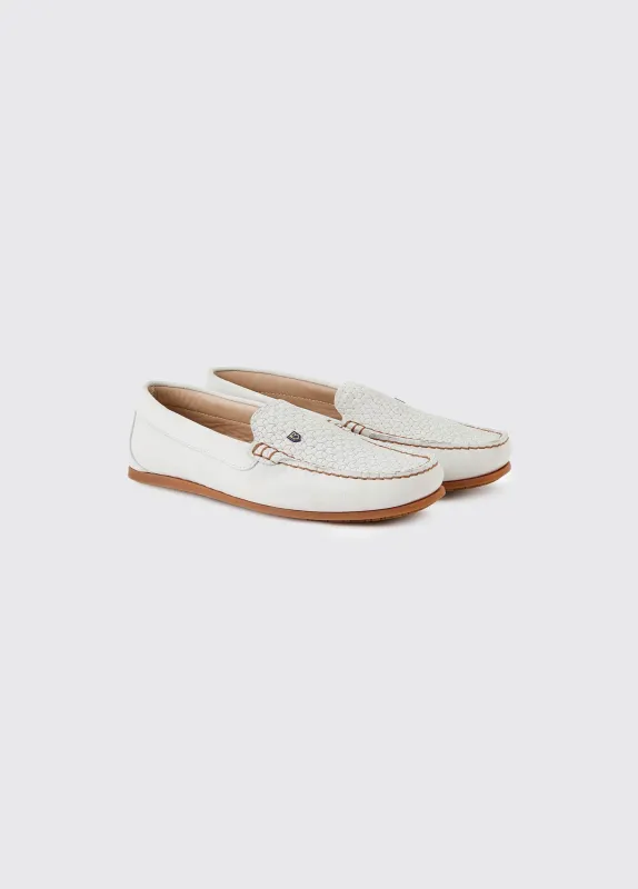 Cannes Loafer - Sail White made by Dubarry of Ireland
