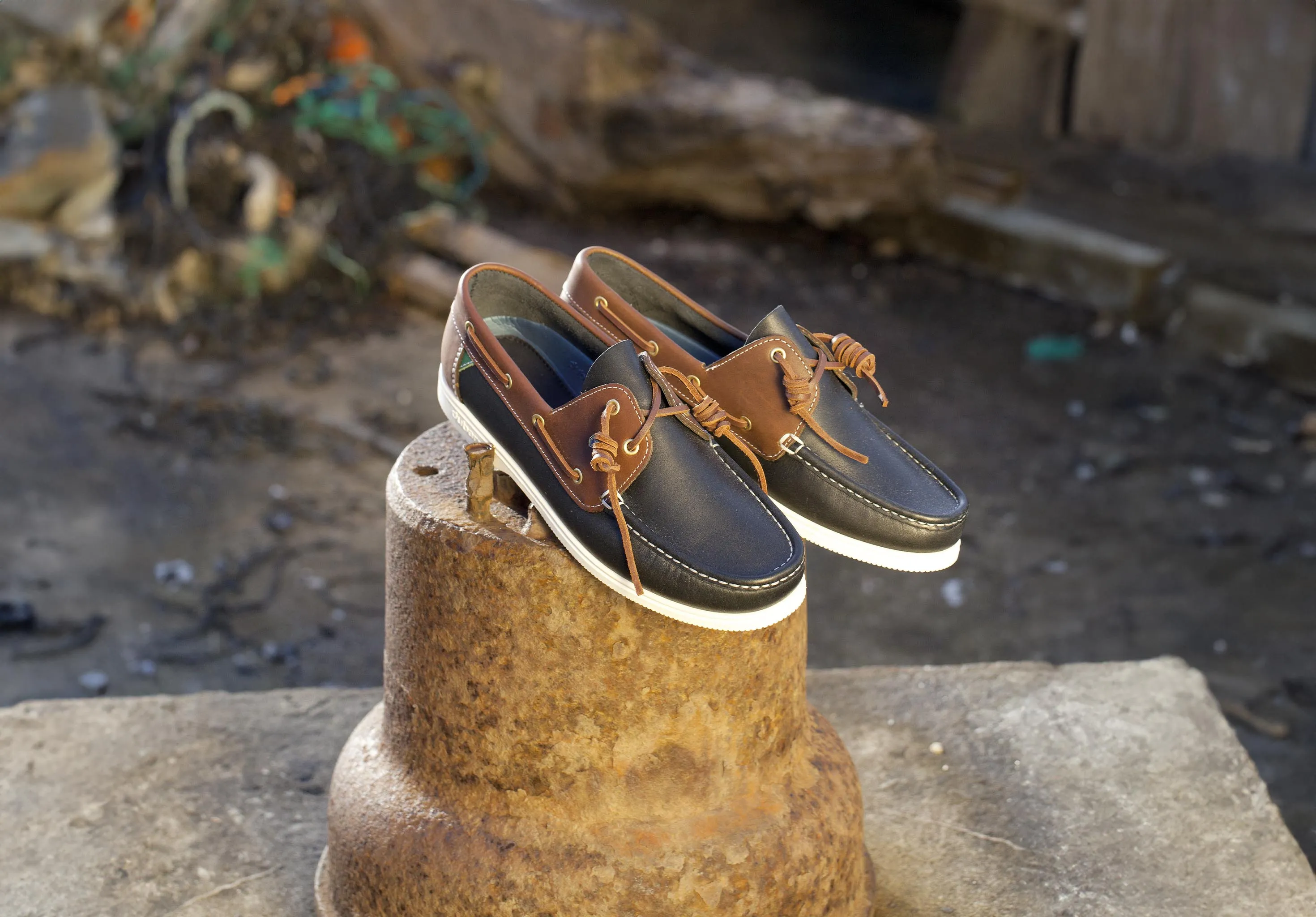 Admirals Ladies Deck Shoe - Navy/Brown sold by Dubarry of Ireland product image thumbnail 3