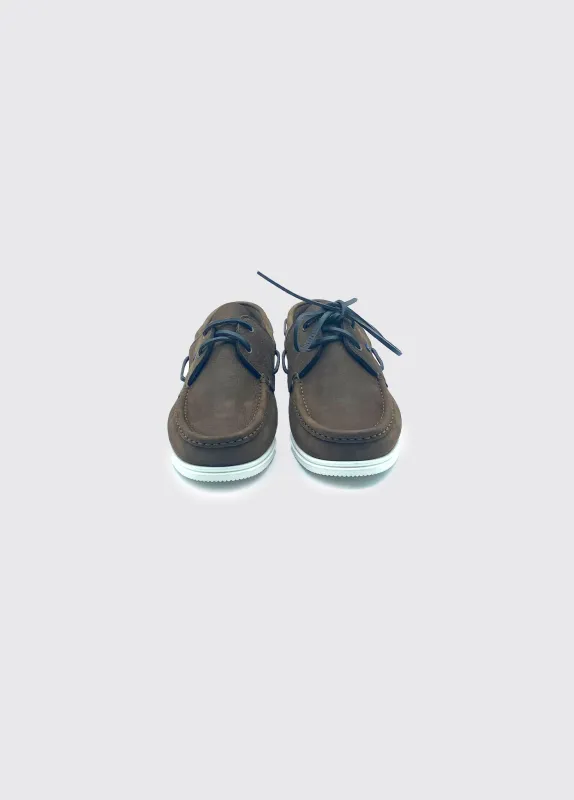 Admirals Ladies Deck Shoe - Walnut made by Current