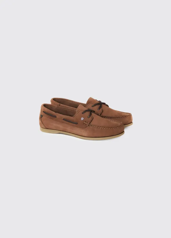 Aruba Deck Shoe - Cafe sold by Dubarry of Ireland