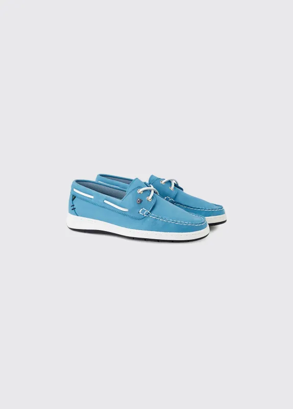 Marbella Deck Shoe - Blue Mist sold by Dubarry of Ireland