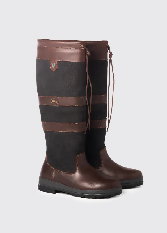 Galway Ladies Country Boot  - Black/Brown made by Current