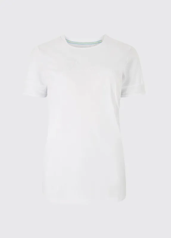 Trim Active T-shirt - White sold by Dubarry of Ireland