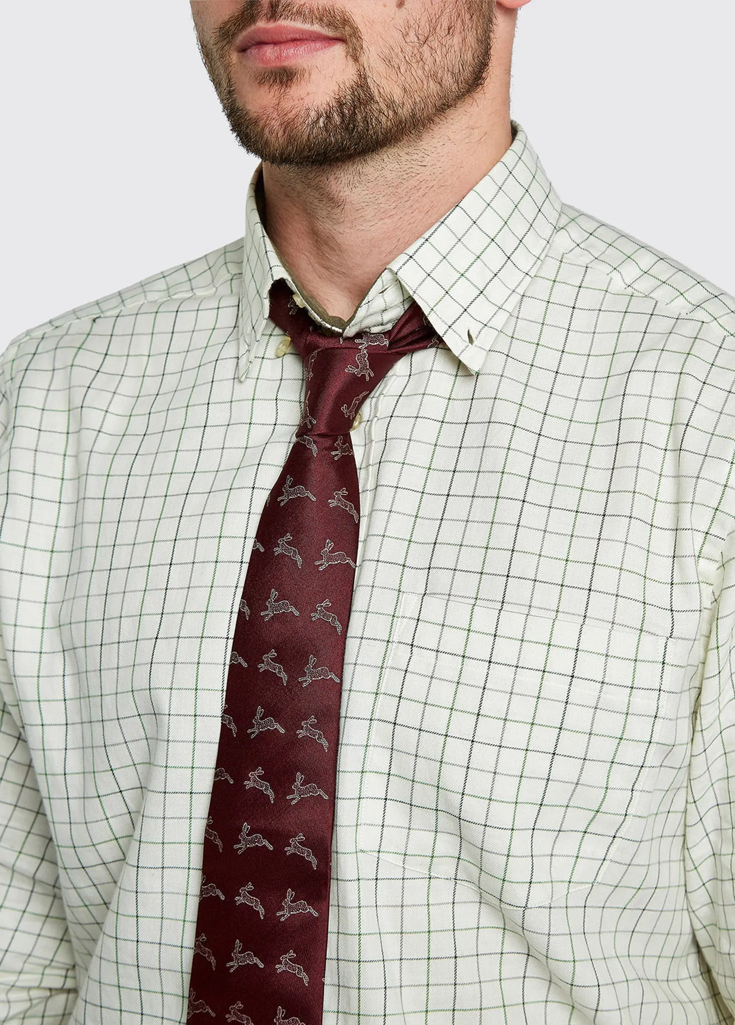 Lacken Mens Silk Tie - Merlot Multi sold by Dubarry of Ireland product image thumbnail 2