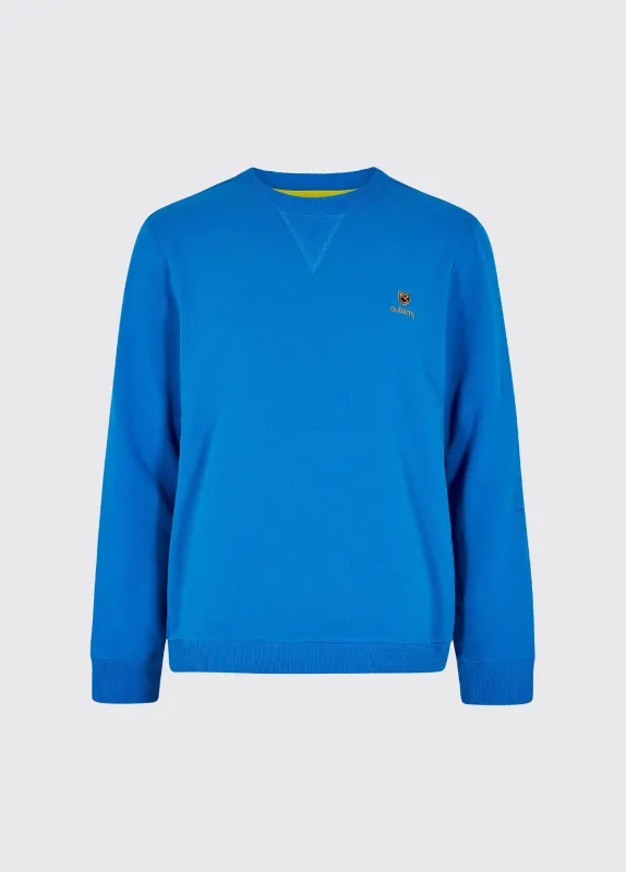Spencer sweatshirt - Greek Blue made by Dubarry of Ireland