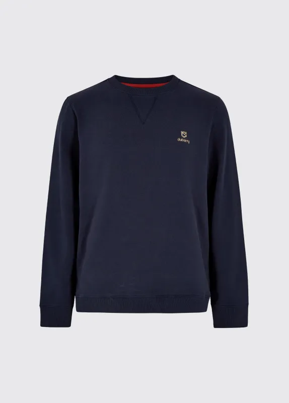Spencer sweatshirt - Navy made by Dubarry of Ireland