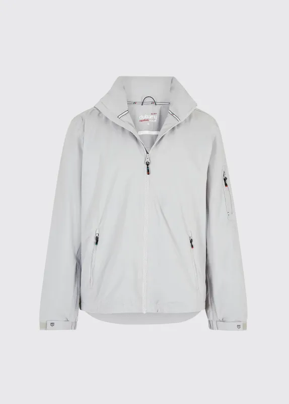 Croatia Men's Fleece-lined Crew Jacket - Platinum sold by Dubarry of Ireland