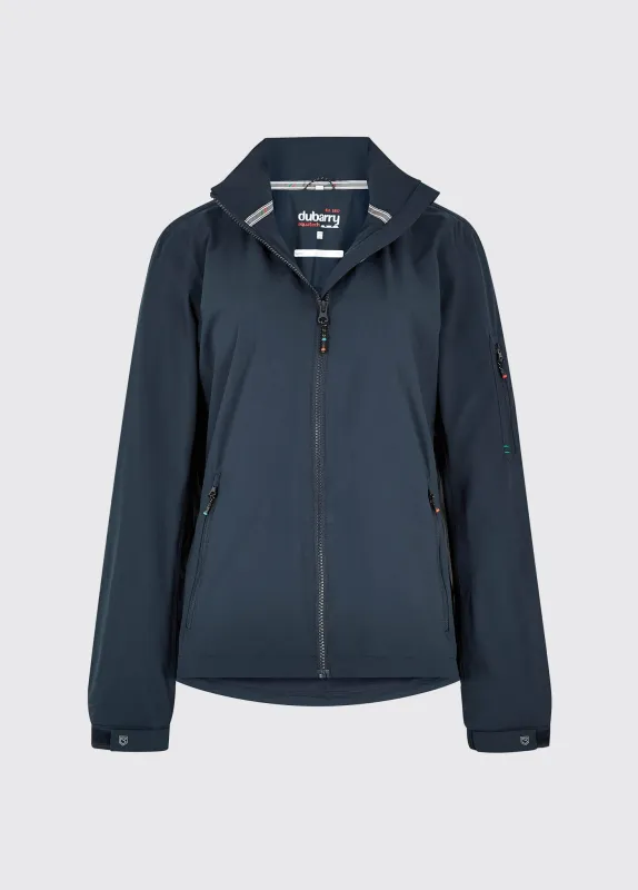 Livorno Women's Fleece-lined Crew Jacket - Navy made by Current