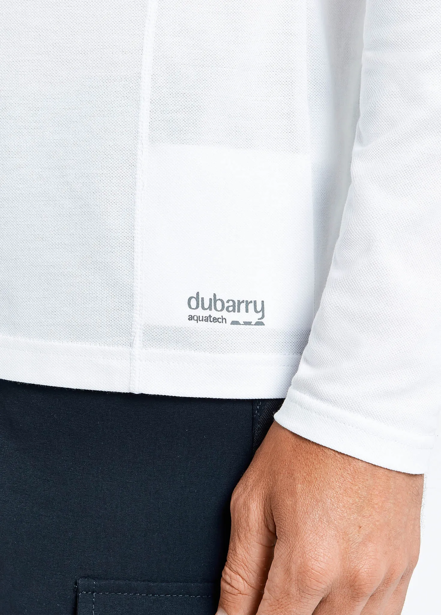 Freshford Women's Long-sleeved Polo - White sold by Dubarry of Ireland product image thumbnail 2