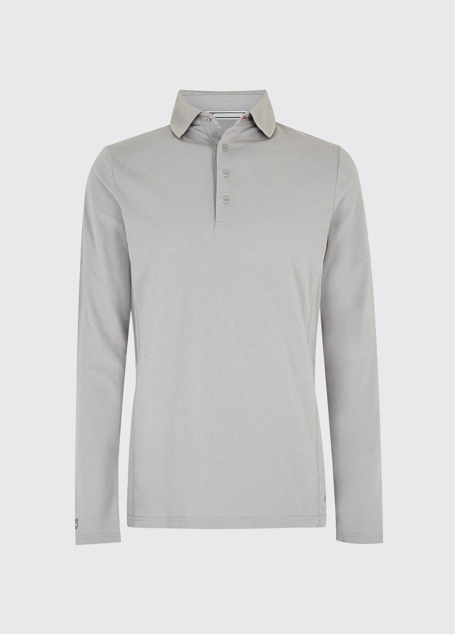 Freshford Women's Long-sleeved Polo - Platinum sold by Dubarry of Ireland