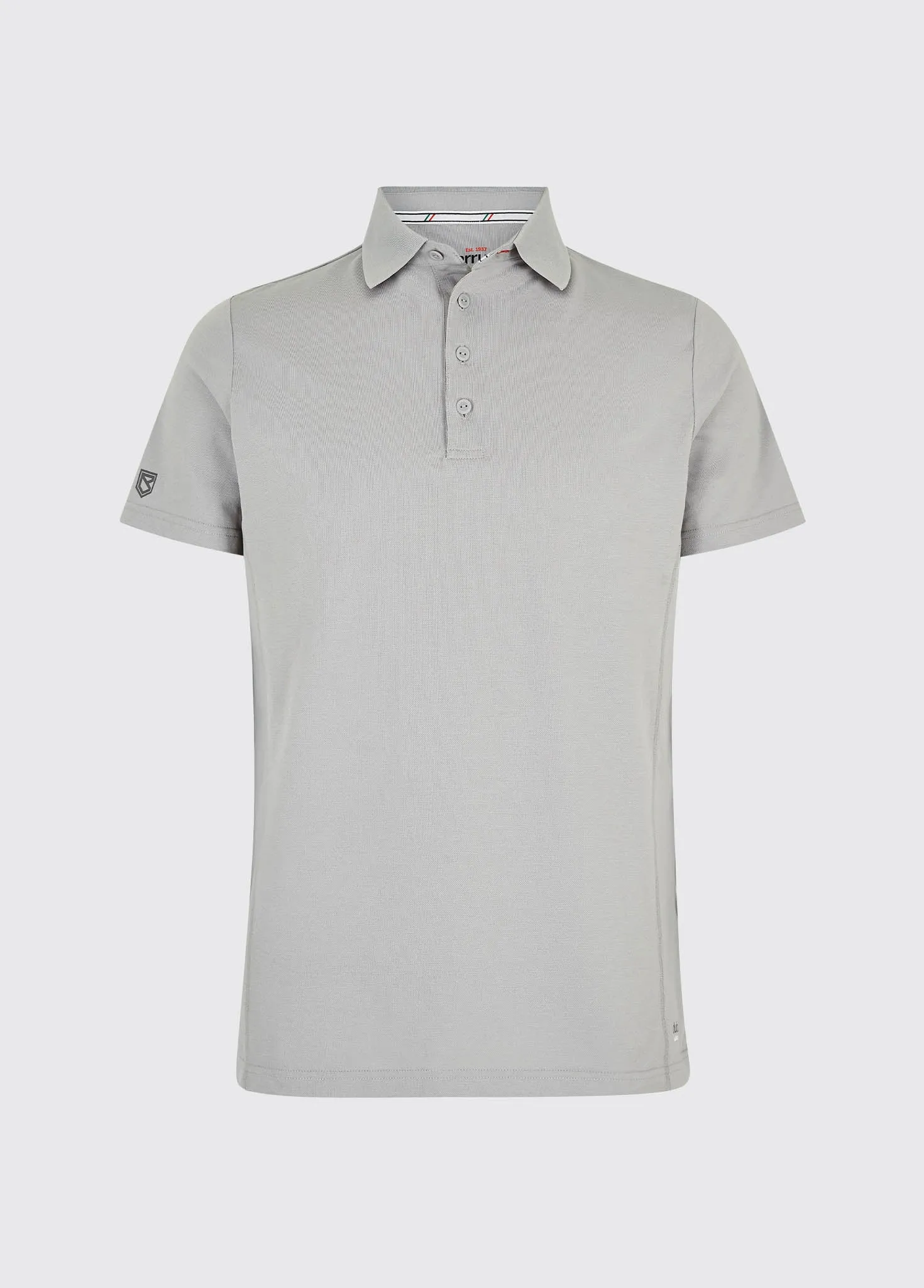 Sorrento Women's Short-Sleeved Polo - Platinum sold by Dubarry of Ireland