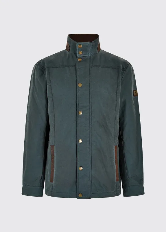 Carrickfergus Wax Jacket - Dark Pebble made by Dubarry of Ireland