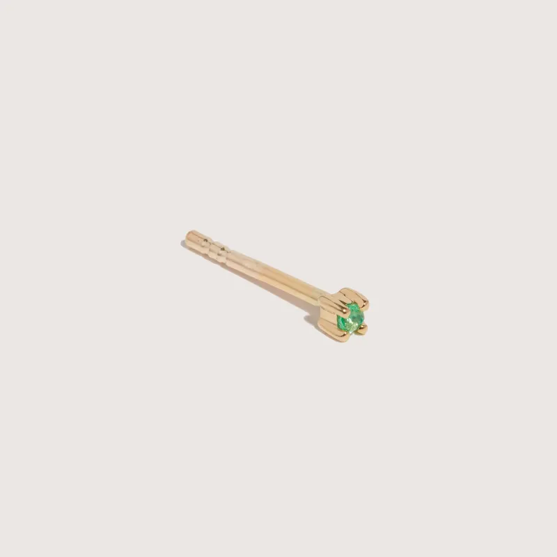 Tiny Emerald Stud made by Otiumberg